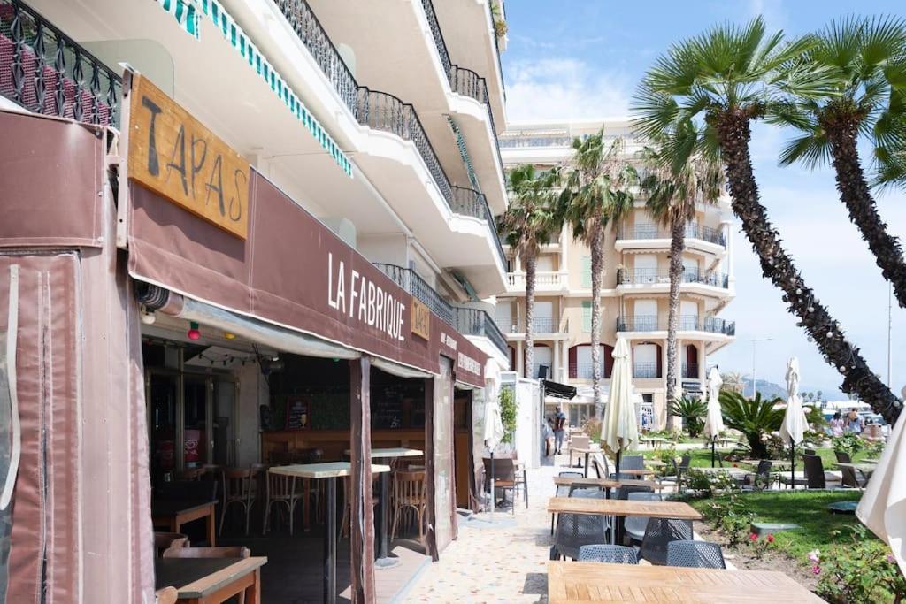 Superbe Studio Avec Terrasse En Front De Mer Menton Exteriör bild